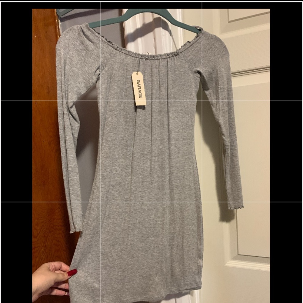 Garage Brand new mini off the shoulder dress